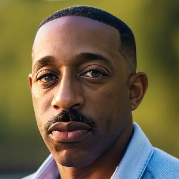 Headshot of Lee Whack staring straight at the camera.