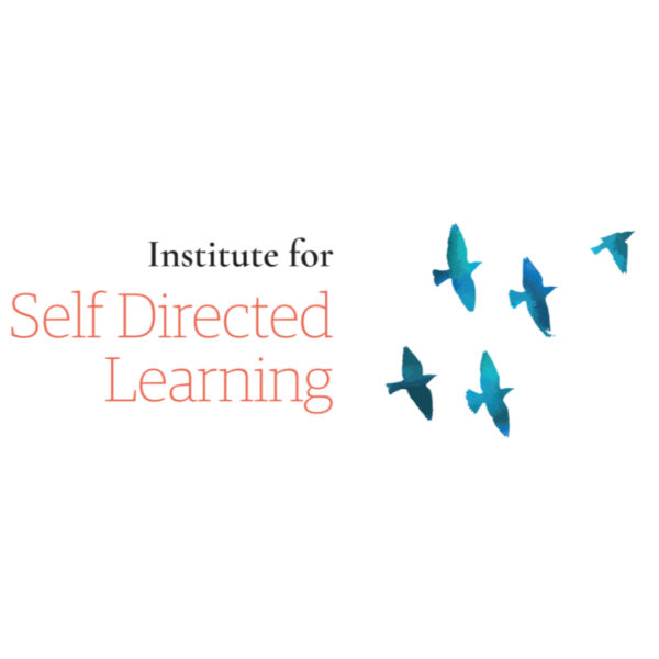 Institute for Self Directed Learning logo with 5 birds flying off to the right of it