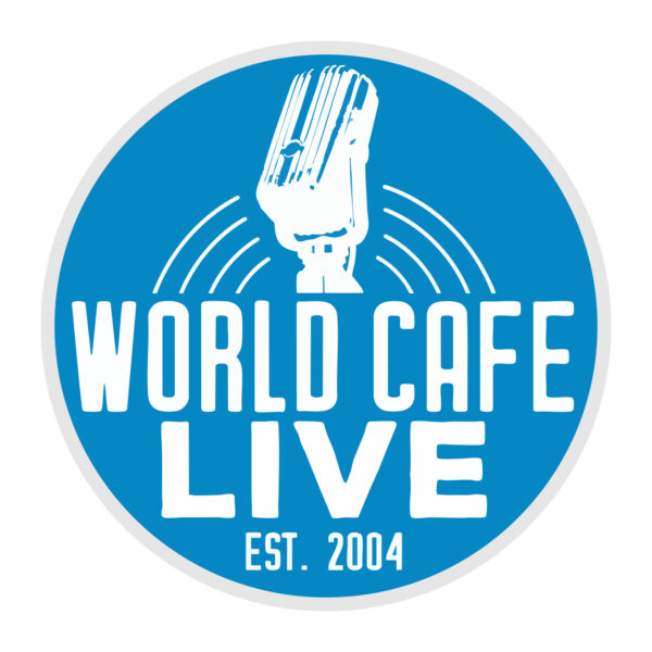 World Cafe Live logo with a mic on top and est. 2004 underneath.