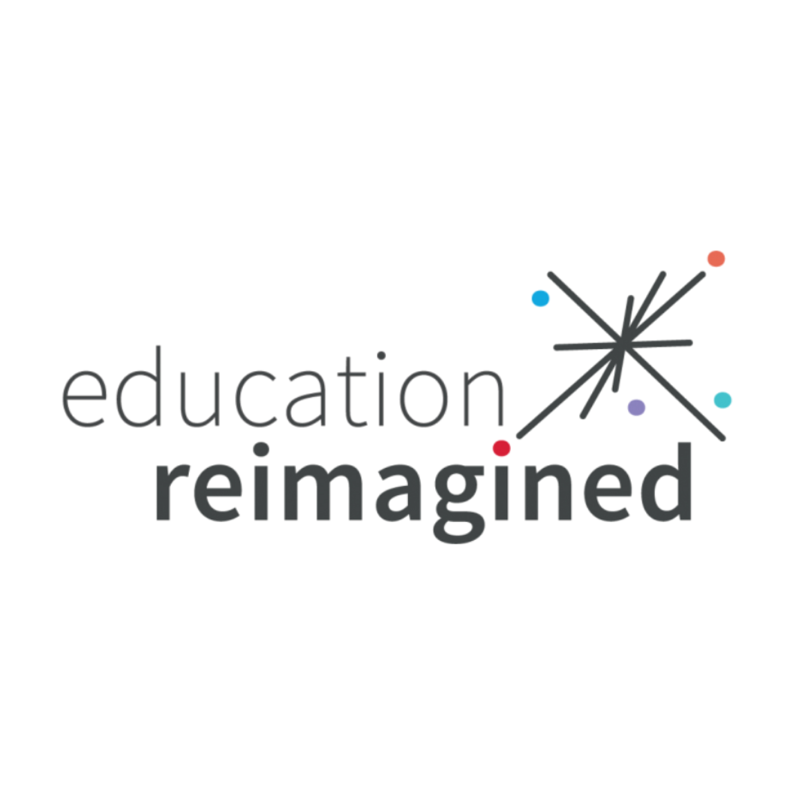 Education Reimagined logo with a bunch of crosses